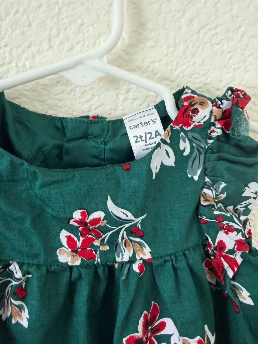 Green Floral Dress